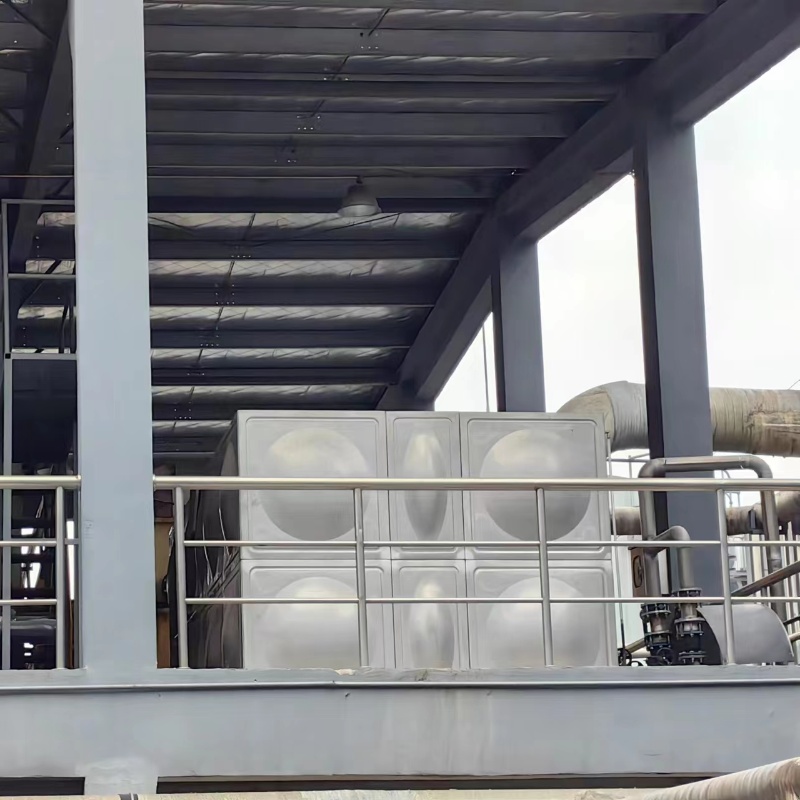 濟南不鏽（xiù）鋼水箱安裝完成